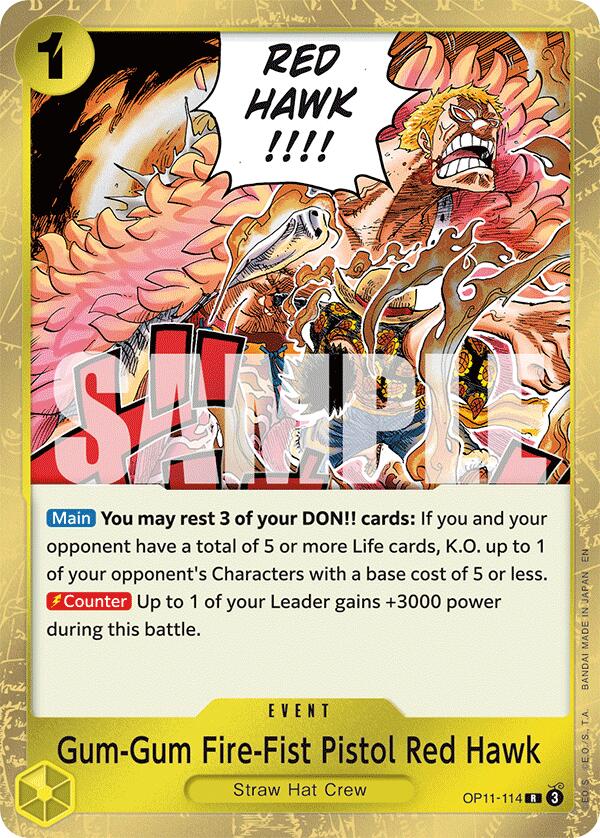 Gum-Gum Fire-Fist Pistol Red Hawk [A Fist of Divine Speed] | Galaxy Games LLC