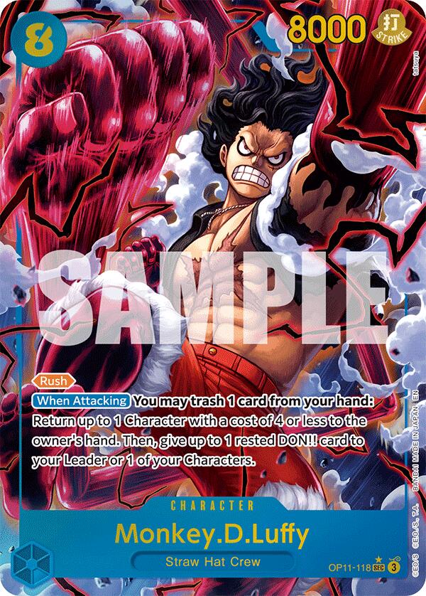 Monkey.D.Luffy (118) (Alternate Art) [A Fist of Divine Speed] | Galaxy Games LLC