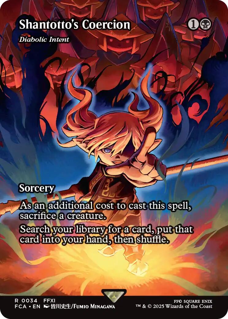 Shantotto's Coercion - Diabolic Intent (Showcase) [FINAL FANTASY : Through the Ages] | Galaxy Games LLC