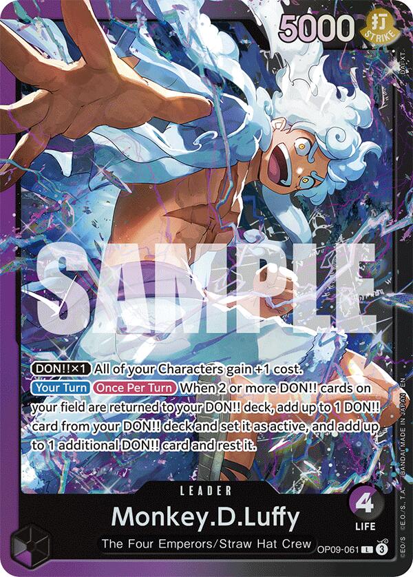 Monkey.D.Luffy (OP09-061) [Starter Deck: Purple/Black Monkey.D.Luffy] | Galaxy Games LLC