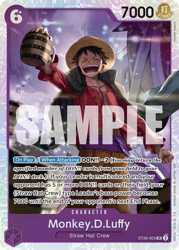 Monkey.D.Luffy (ST26-005) [Starter Deck: Purple/Black Monkey.D.Luffy] | Galaxy Games LLC