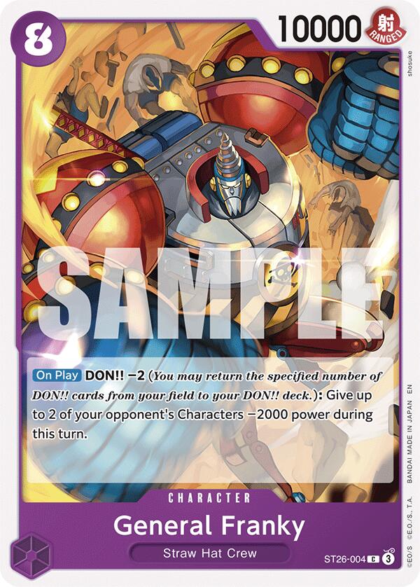 General Franky [Starter Deck: Purple/Black Monkey.D.Luffy] | Galaxy Games LLC