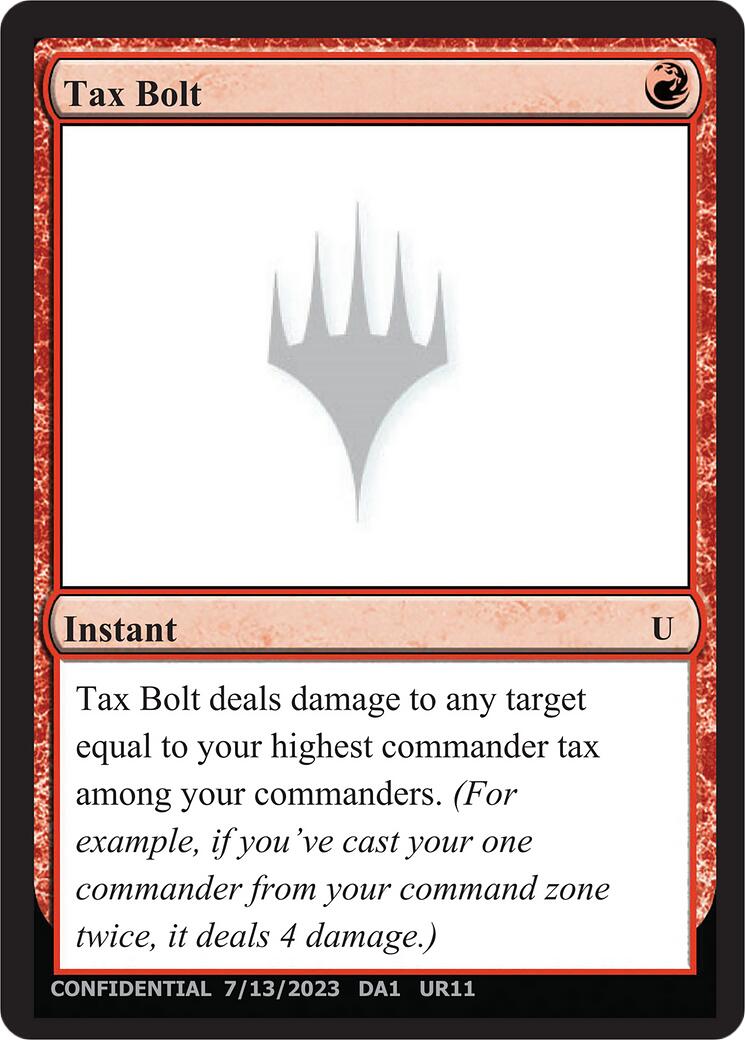 Tax Bolt [Mystery Booster] | Galaxy Games LLC