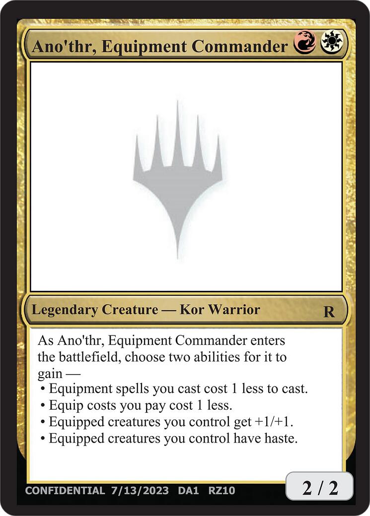 Ano'thr, Equipment Commander [Mystery Booster] | Galaxy Games LLC