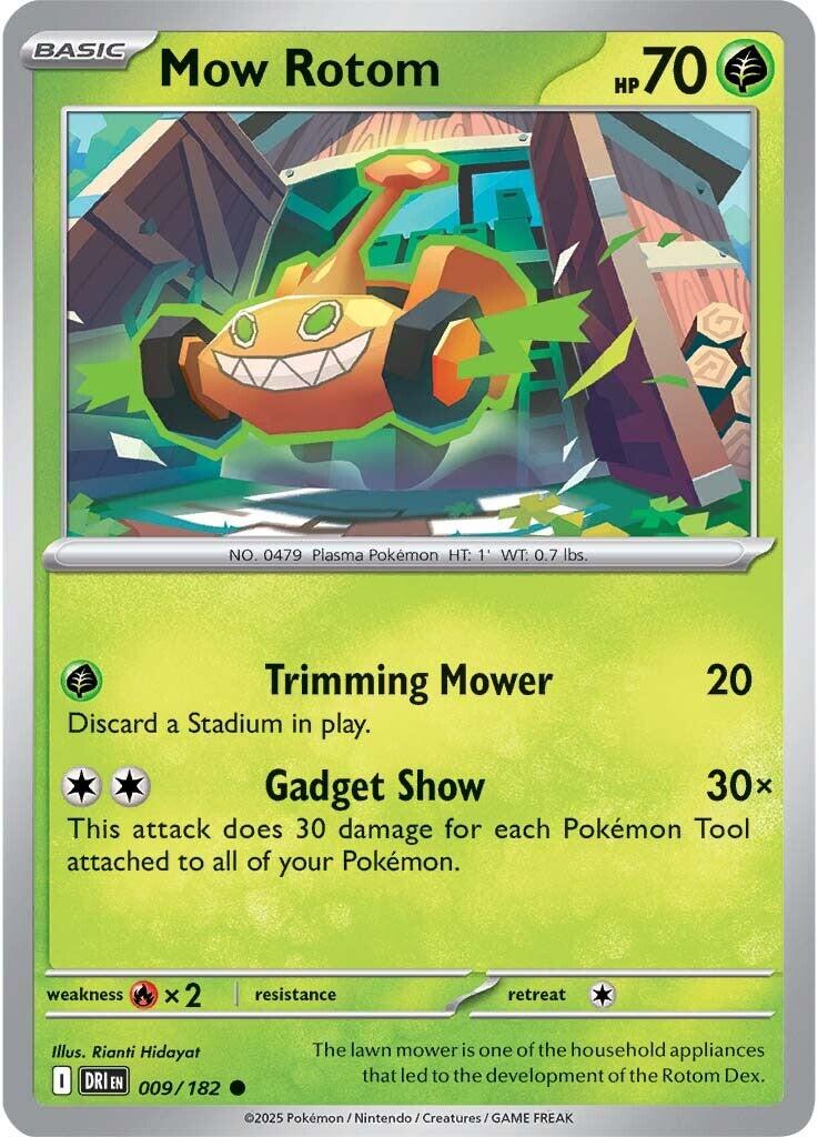 Mow Rotom (009/182) [Scarlet & Violet: Destined Rivals] | Galaxy Games LLC