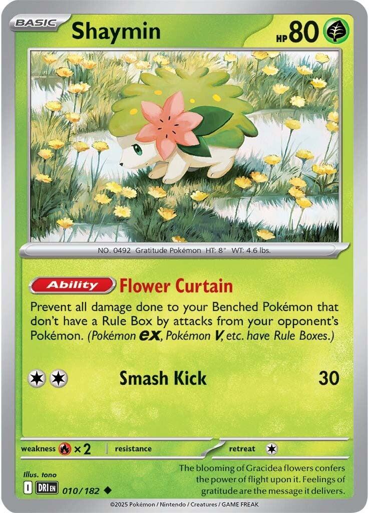 Shaymin (010/182) [Scarlet & Violet: Destined Rivals] | Galaxy Games LLC