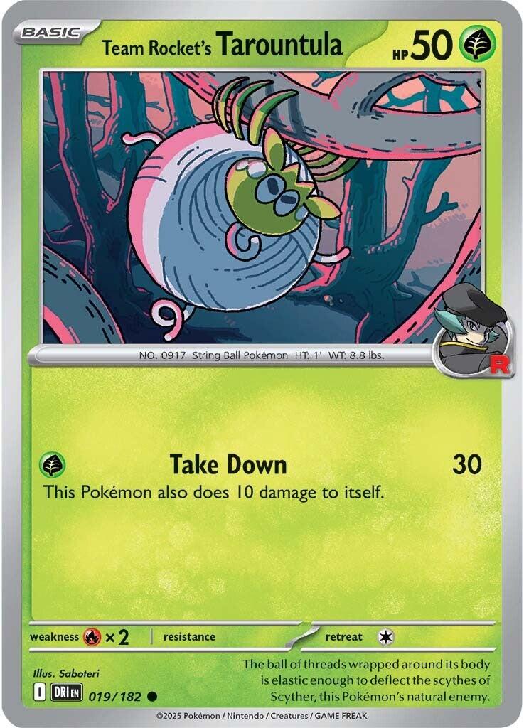 Team Rocket's Tarountula (019/182) [Scarlet & Violet: Destined Rivals] | Galaxy Games LLC