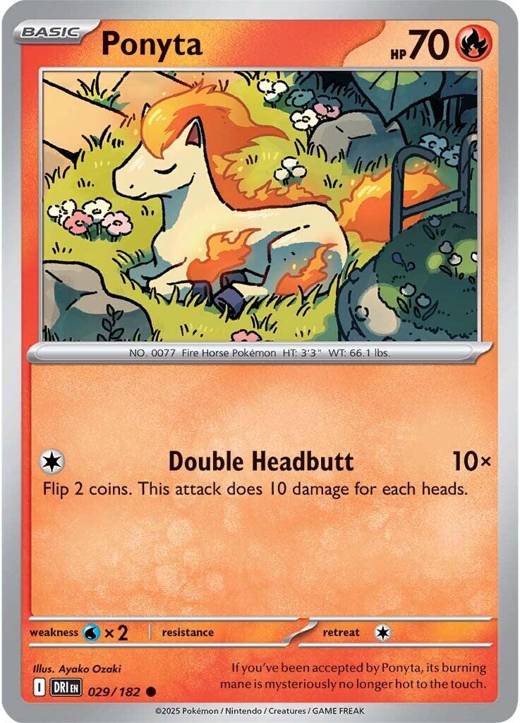 Ponyta (029/182) [Scarlet & Violet: Destined Rivals] | Galaxy Games LLC