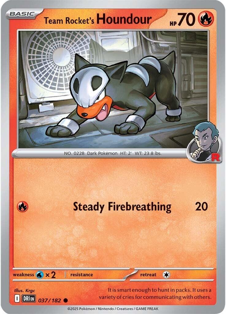 Team Rocket's Houndour (037/182) [Scarlet & Violet: Destined Rivals] | Galaxy Games LLC