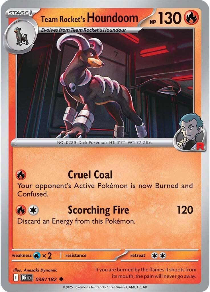 Team Rocket's Houndoom (038/182) [Scarlet & Violet: Destined Rivals] | Galaxy Games LLC