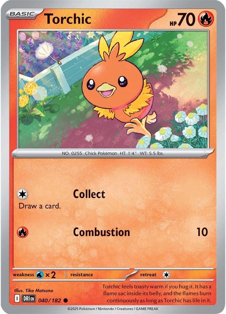 Torchic (040/182) [Scarlet & Violet: Destined Rivals] | Galaxy Games LLC