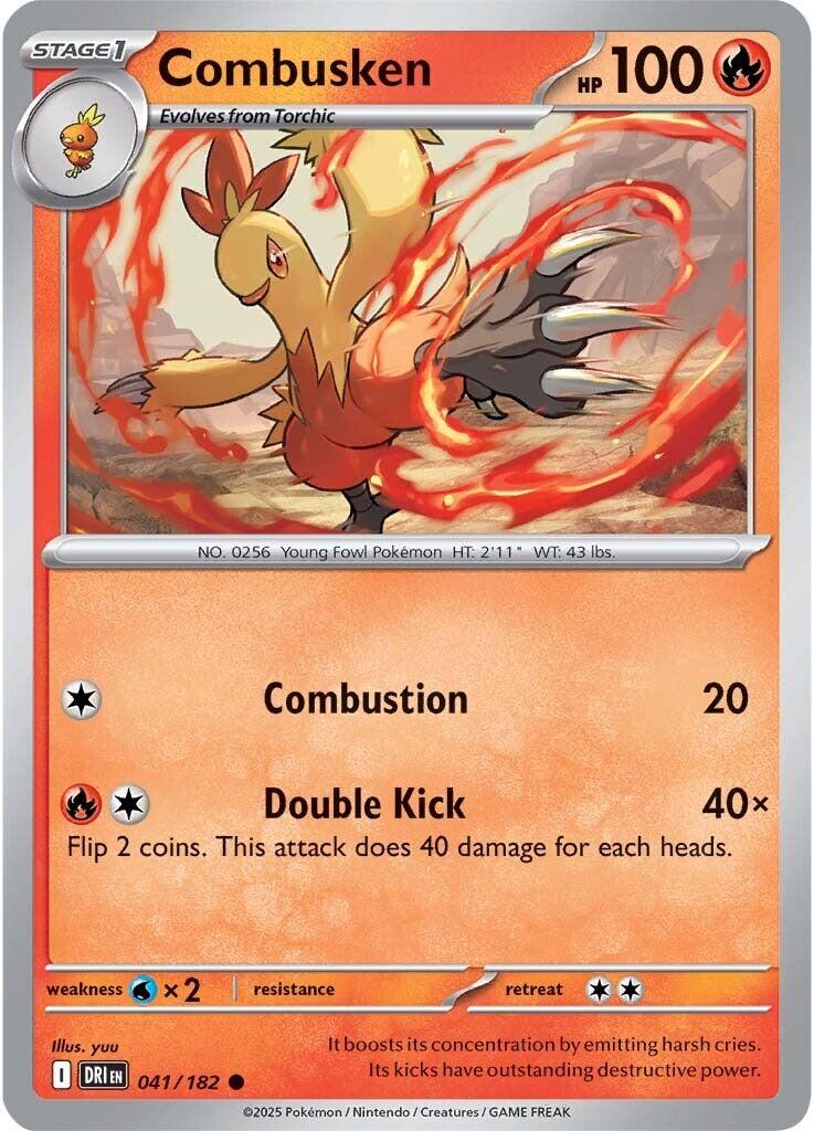 Combusken (041/182) [Scarlet & Violet: Destined Rivals] | Galaxy Games LLC