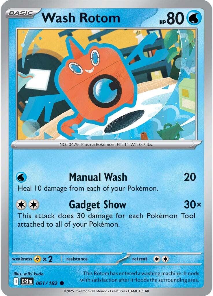 Wash Rotom (061/182) [Scarlet & Violet: Destined Rivals] | Galaxy Games LLC