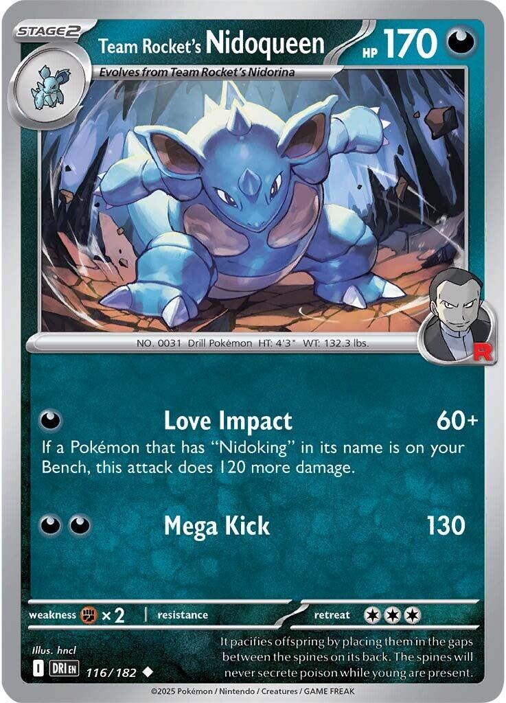 Team Rocket's Nidoqueen (116/182) [Scarlet & Violet: Destined Rivals] | Galaxy Games LLC