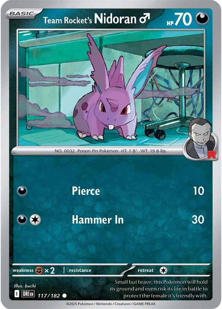 Team Rocket's Nidorand (117/182) [Scarlet & Violet: Destined Rivals] | Galaxy Games LLC