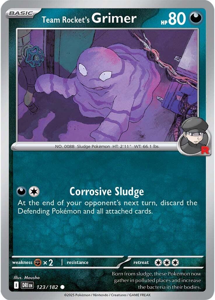 Team Rocket's Grimer (123/182) [Scarlet & Violet: Destined Rivals] | Galaxy Games LLC