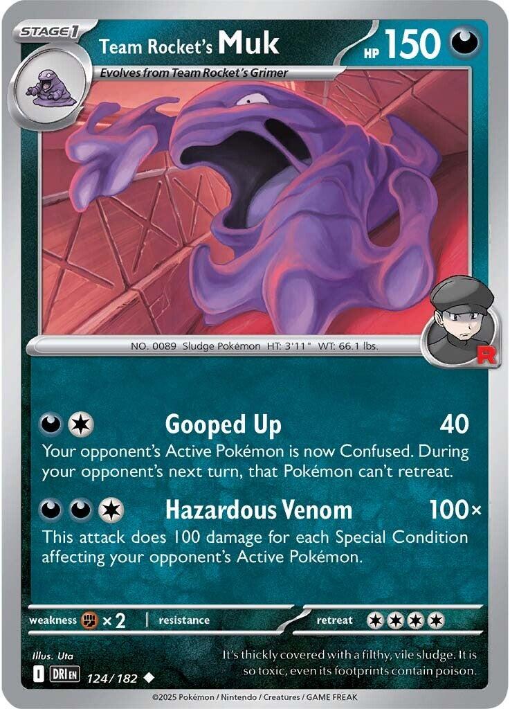 Team Rocket's Muk (124/182) [Scarlet & Violet: Destined Rivals] | Galaxy Games LLC