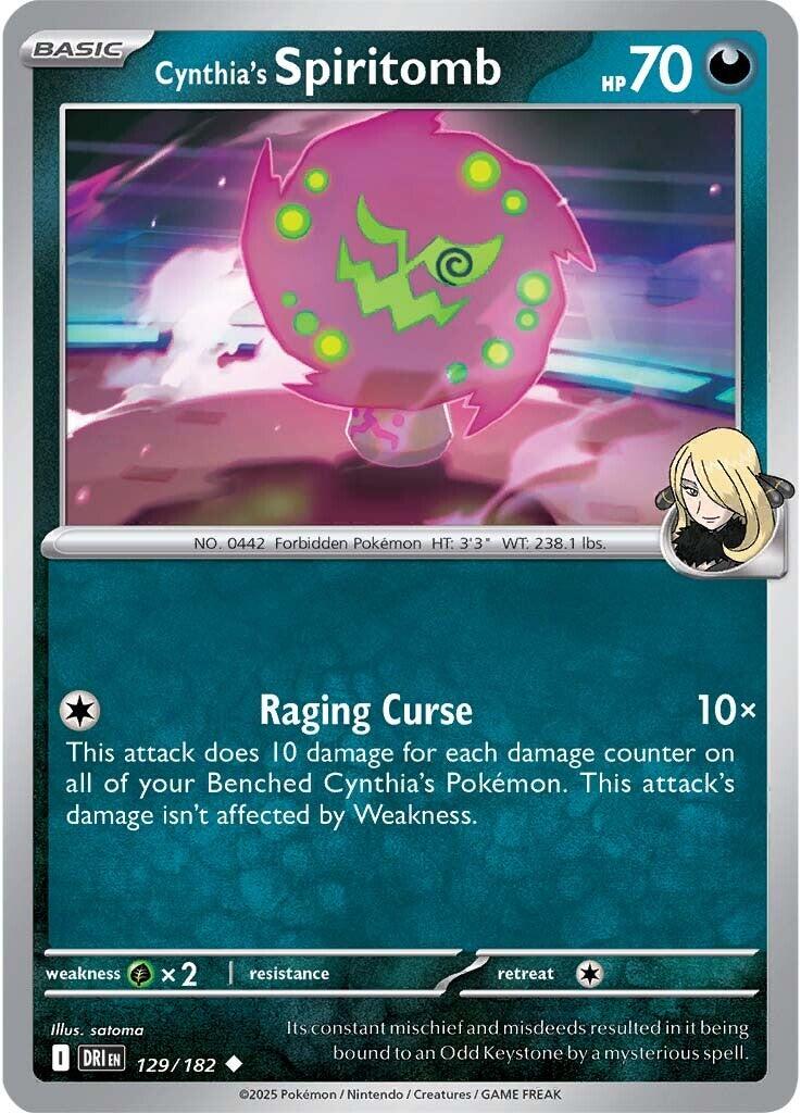 Cynthia's Spiritomb (129/182) [Scarlet & Violet: Destined Rivals] | Galaxy Games LLC