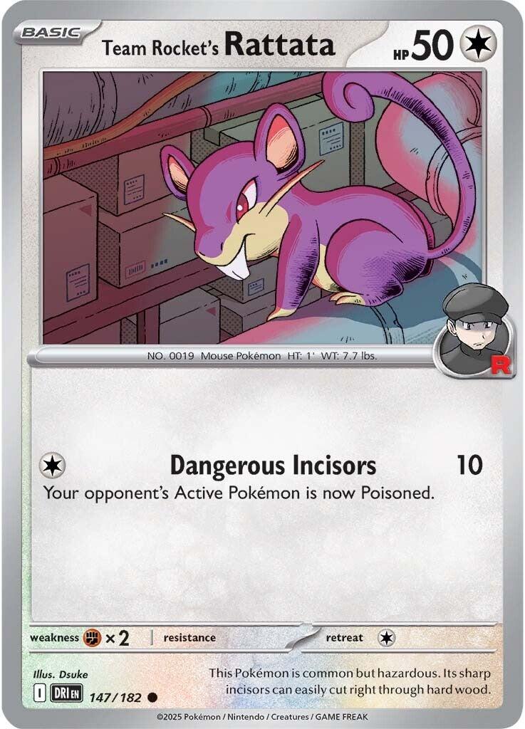 Team Rocket's Rattata (147/182) [Scarlet & Violet: Destined Rivals] | Galaxy Games LLC