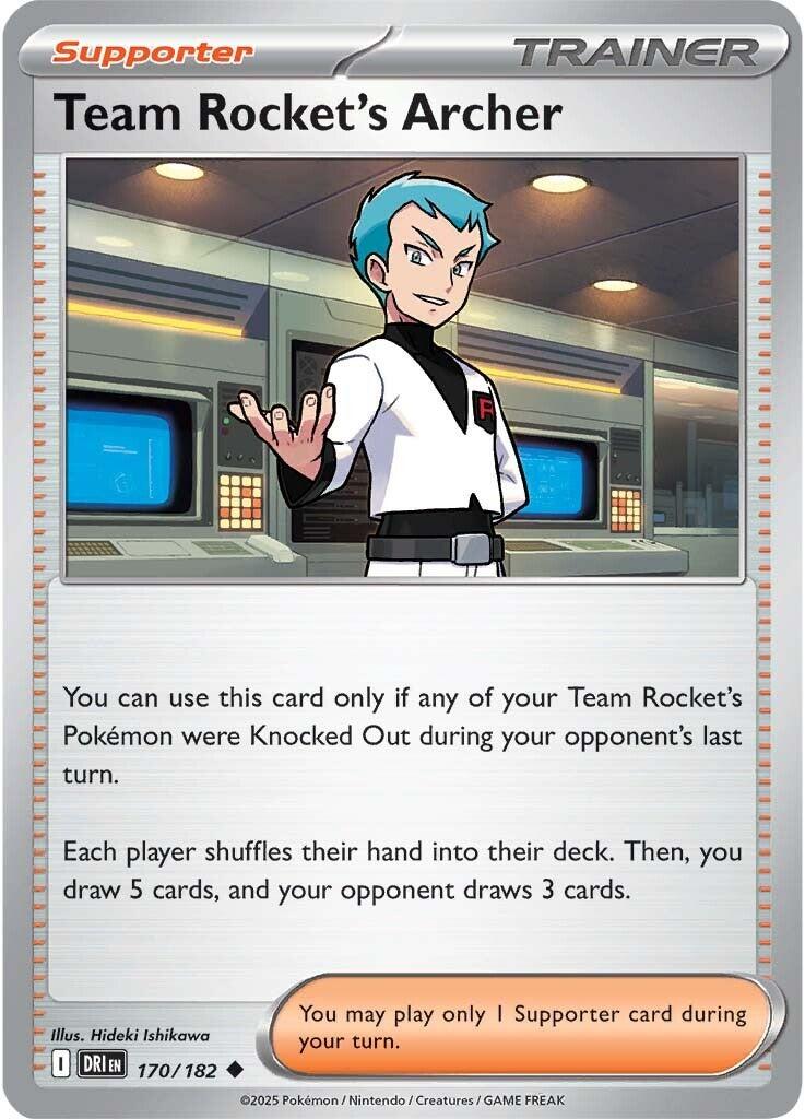Team Rocket's Archer (170/182) [Scarlet & Violet: Destined Rivals] | Galaxy Games LLC
