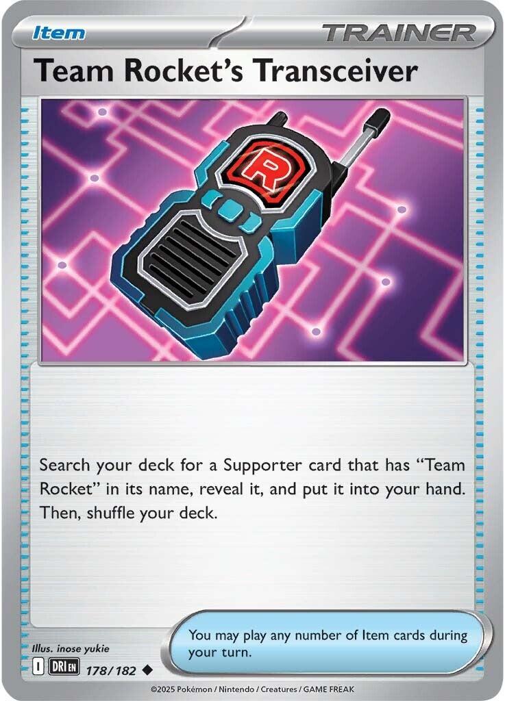 Team Rocket's Transceiver (178/182) [Scarlet & Violet: Destined Rivals] | Galaxy Games LLC