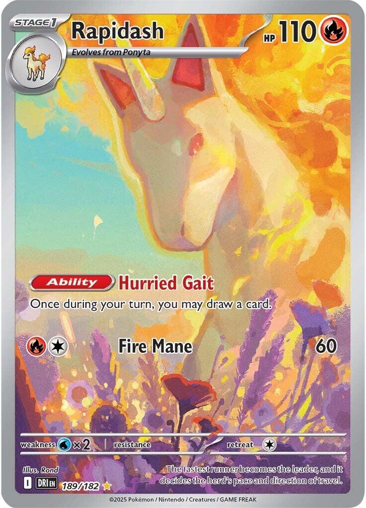 Rapidash (189/182) [Scarlet & Violet: Destined Rivals] | Galaxy Games LLC