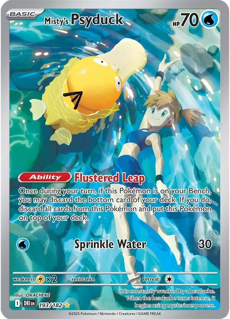 Misty's Psyduck (193/182) [Scarlet & Violet: Destined Rivals] | Galaxy Games LLC