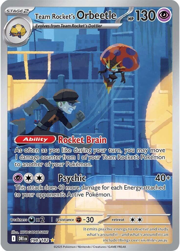 Team Rocket's Orbeetle (198/182) [Scarlet & Violet: Destined Rivals] | Galaxy Games LLC