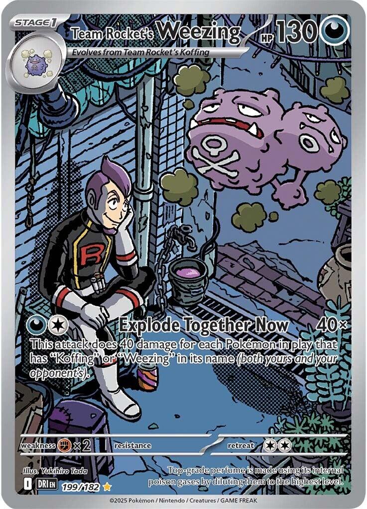 Team Rocket's Weezing (199/182) [Scarlet & Violet: Destined Rivals] | Galaxy Games LLC