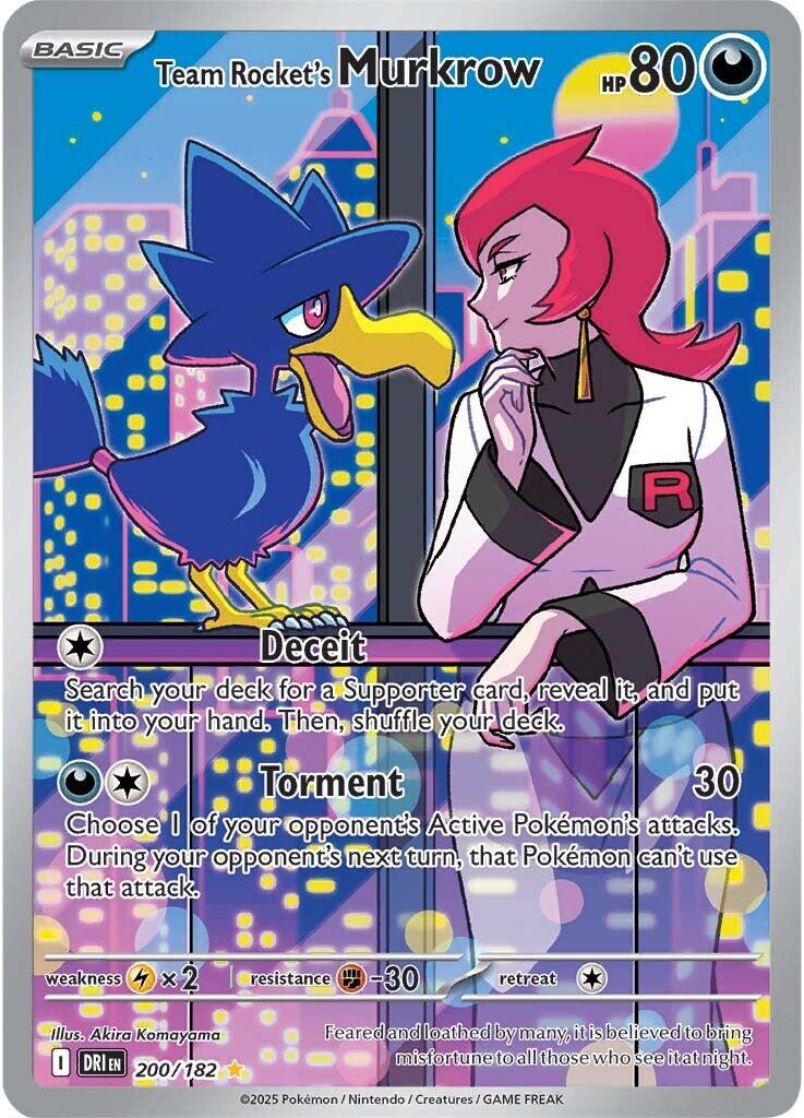Team Rocket's Murkrow (200/182) [Scarlet & Violet: Destined Rivals] | Galaxy Games LLC