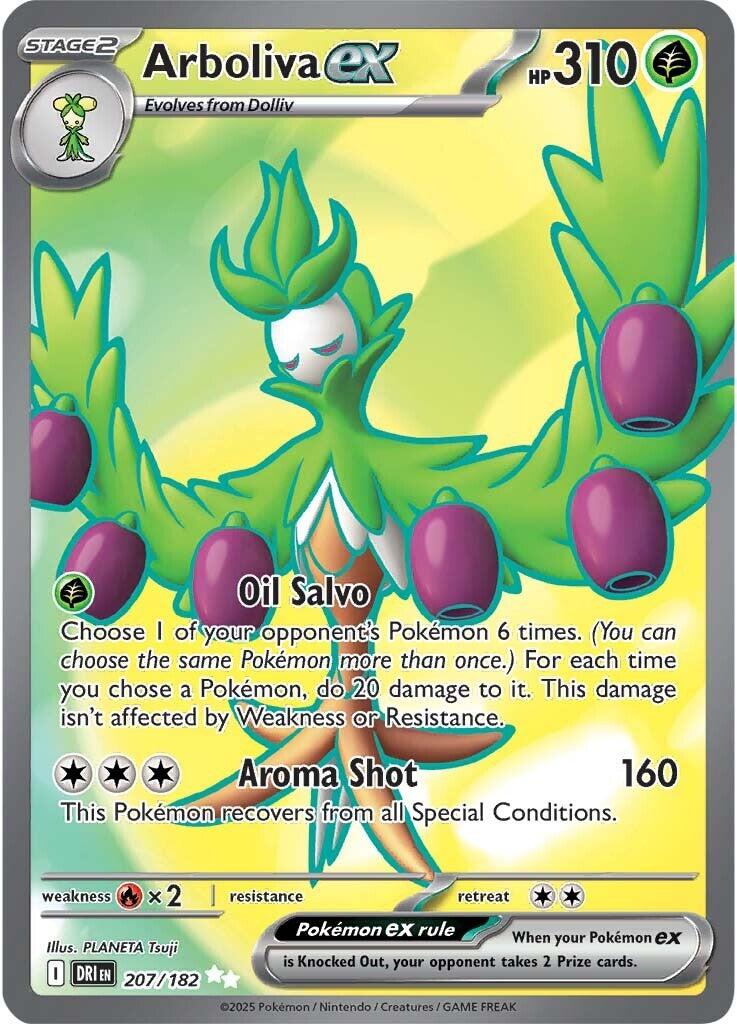Arboliva ex (207/182) [Scarlet & Violet: Destined Rivals] | Galaxy Games LLC