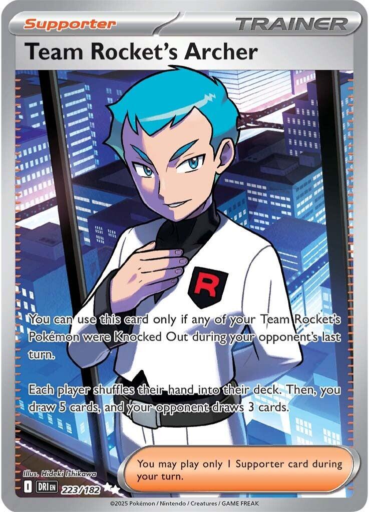 Team Rocket's Archer (223/182) [Scarlet & Violet: Destined Rivals] | Galaxy Games LLC