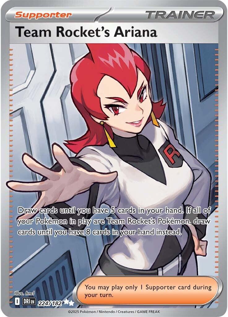 Team Rocket's Ariana (224/182) [Scarlet & Violet: Destined Rivals] | Galaxy Games LLC