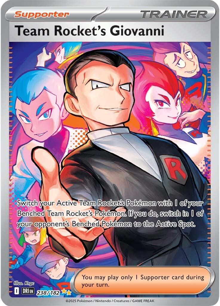 Team Rocket's Giovanni (238/182) [Scarlet & Violet: Destined Rivals] | Galaxy Games LLC