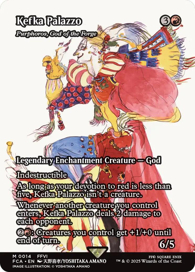 Kefka Palazzo - Purphoros, God of the Forge (Showcase) [FINAL FANTASY : Through the Ages] | Galaxy Games LLC