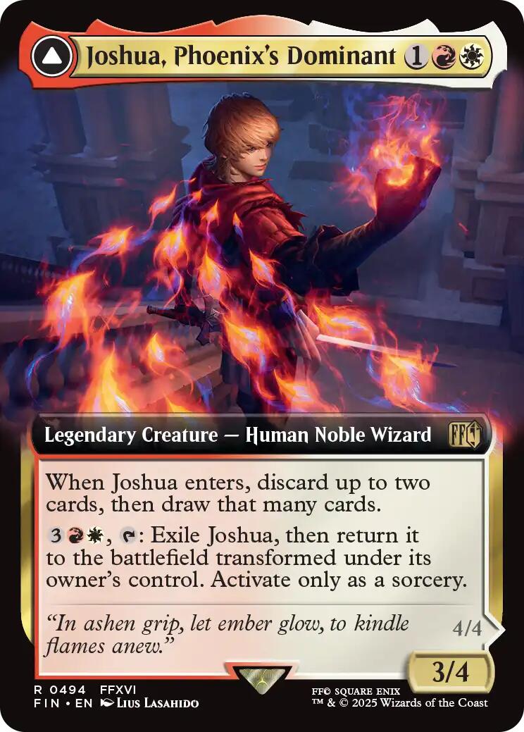 Joshua, Phoenix's Dominant (Extended Art) [FINAL FANTASY] | Galaxy Games LLC