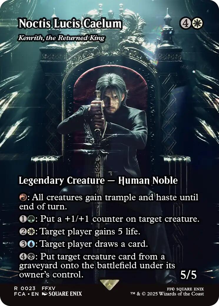 Noctis Lucis Caelum - Kenrith, the Returned King (Showcase) [FINAL FANTASY : Through the Ages] | Galaxy Games LLC