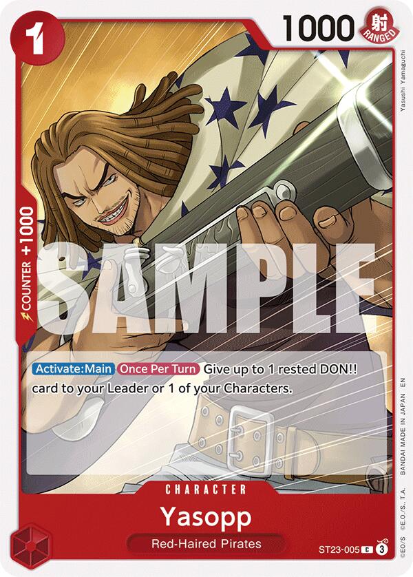 Yasopp [Starter Deck: Red Shanks] | Galaxy Games LLC