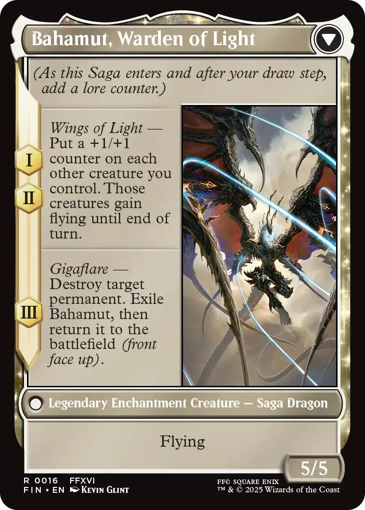 Dion, Bahamut's Dominant // Bahamut, Warden of Light [FINAL FANTASY] | Galaxy Games LLC