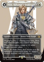 Dion, Bahamut's Dominant // Bahamut, Warden of Light (Borderless) [FINAL FANTASY] | Galaxy Games LLC