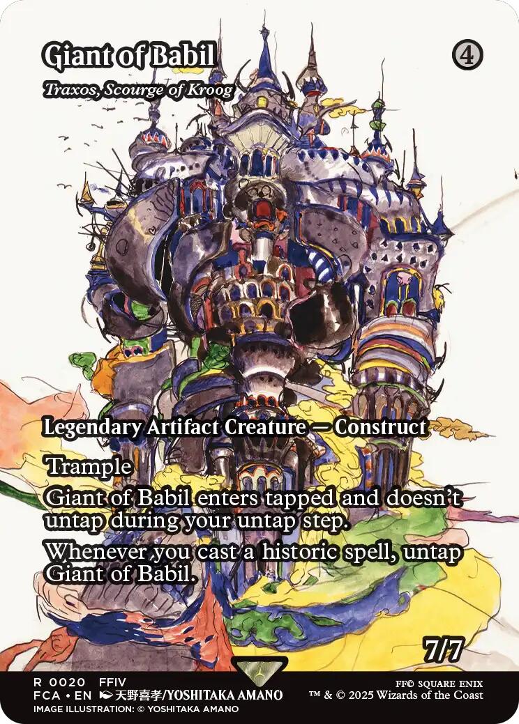 Giant of Babil - Traxos, Scourge of Kroog (Showcase) [FINAL FANTASY : Through the Ages] | Galaxy Games LLC