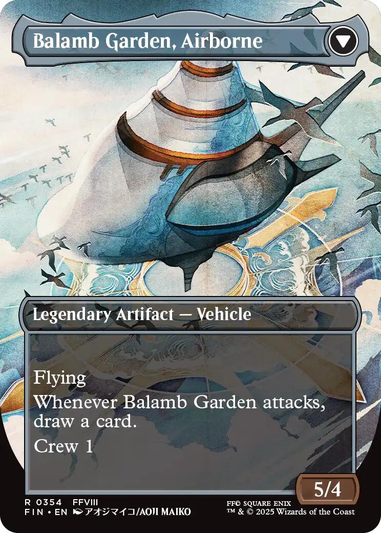 Balamb Garden, SeeD Academy // Balamb Garden, Airborne (Borderless) [FINAL FANTASY] | Galaxy Games LLC