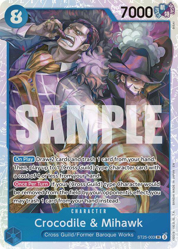 Crocodile & Mihawk [Starter Deck: Blue Buggy] | Galaxy Games LLC