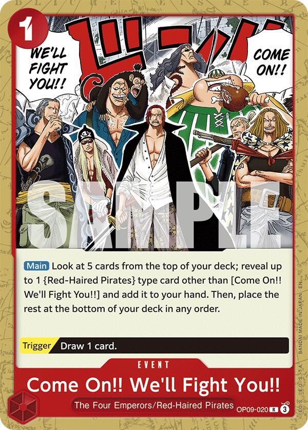 Come On!! We'll Fight You!! (Reprint) [Starter Deck: Red Shanks] | Galaxy Games LLC
