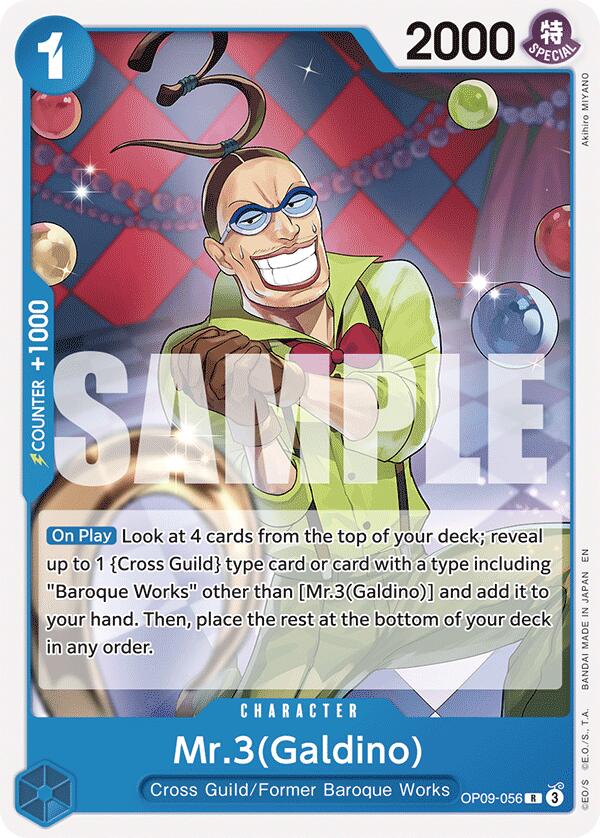 Mr.3(Galdino) (Reprint) [Starter Deck: Blue Buggy] | Galaxy Games LLC