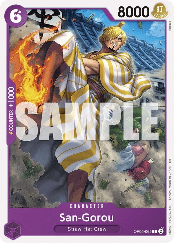 San-Gorou (Reprint) [Starter Deck: Purple/Black Monkey.D.Luffy] | Galaxy Games LLC