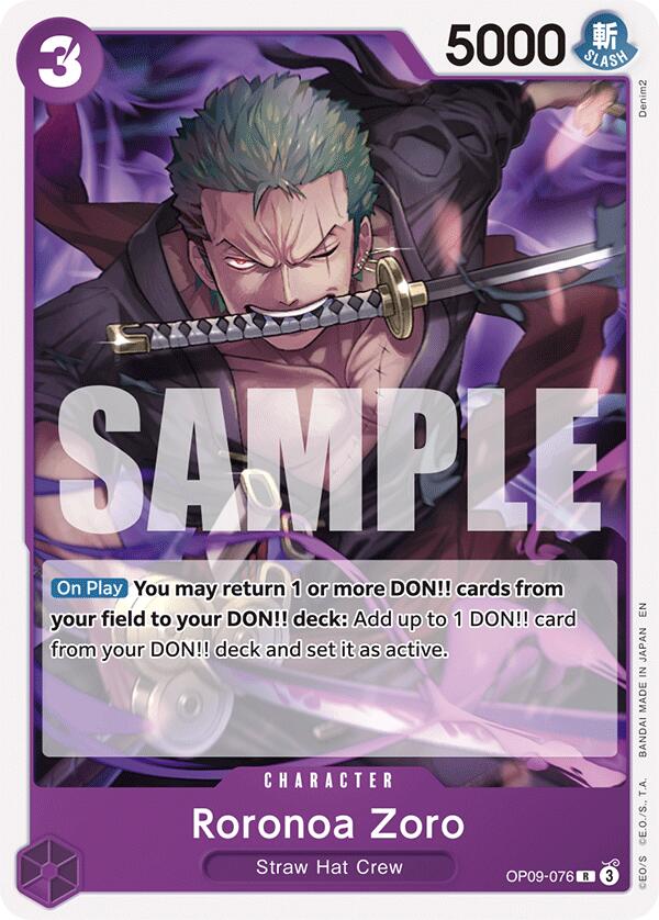 Roronoa Zoro (Reprint) [Starter Deck: Purple/Black Monkey.D.Luffy] | Galaxy Games LLC