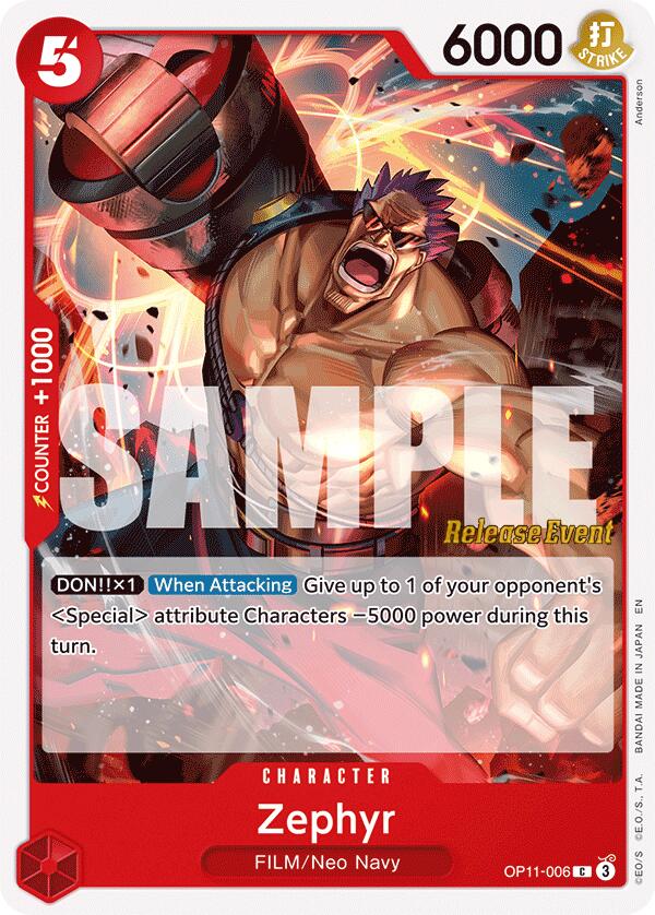 Zephyr [A Fist of Divine Speed Release Event Cards] | Galaxy Games LLC