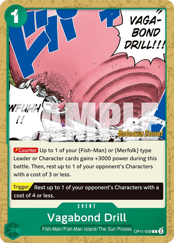 Vagabond Drill [A Fist of Divine Speed Release Event Cards] | Galaxy Games LLC