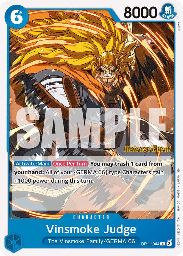 Vinsmoke Judge [A Fist of Divine Speed Release Event Cards] | Galaxy Games LLC